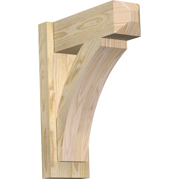 Ekena Millwork Thorton Rough Sawn Craftsman Outlooker, Douglas Fir, 6"W x 16"D x 20"H OUT06X16X20THR04RDF - main
